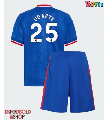Manchester United Manuel Ugarte #25 Udebanesæt Børn 2026-27 Kort ærmer (+ korte bukser)